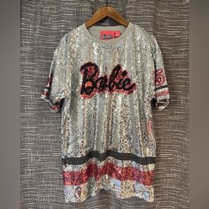 Barbie x Forever 21 Sequin oversized T-shirt